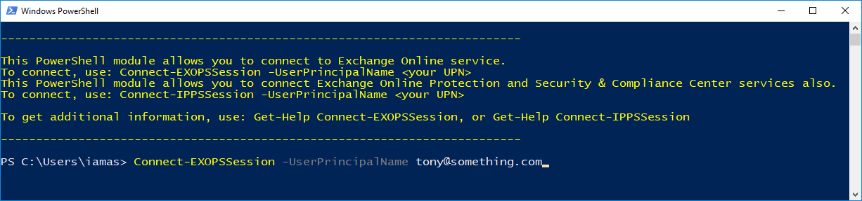 PowerShell screenshot